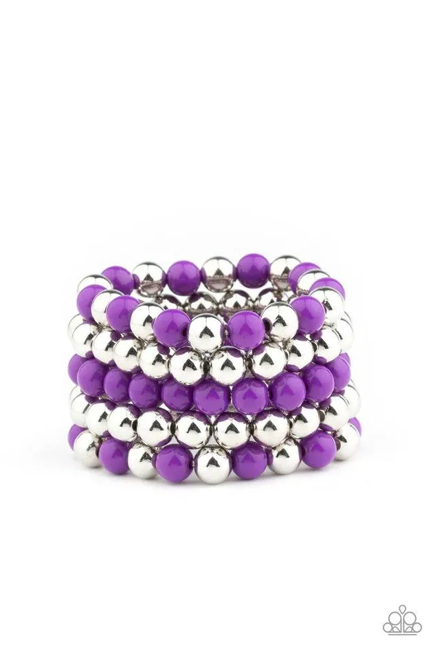 Bracelets Paparazzi Jewelry Paparazzi Bracelet PopYOUlar Culture Purple