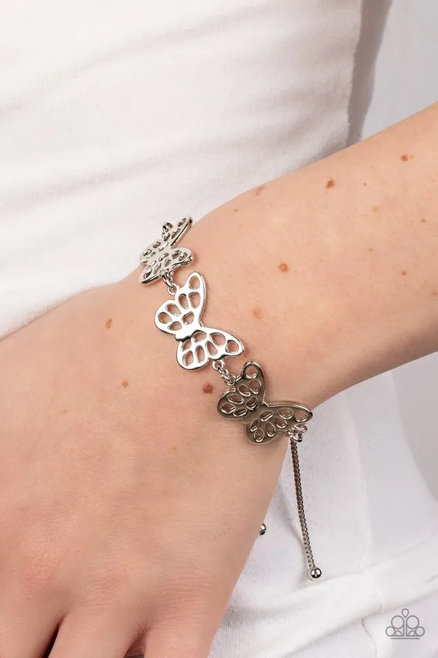 Bracelets Paparazzi Jewelry Paparazzi Bracelet Put a WING on It Silver