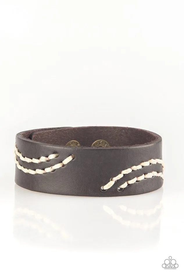 Bracelets Paparazzi Jewelry Paparazzi Bracelet Rural Roamer Brown