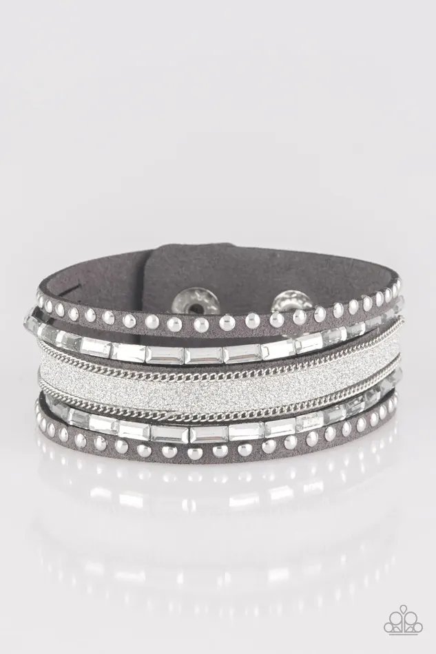 Bracelets Paparazzi Jewelry Paparazzi Bracelet Seize The Sass Silver