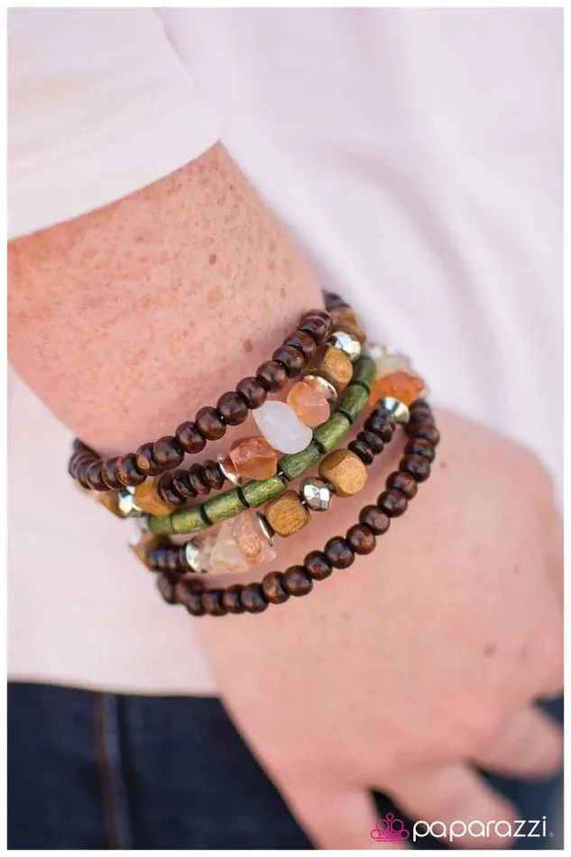 Bracelets Paparazzi Jewelry Paparazzi Bracelet Spiraling Serenity Multi
