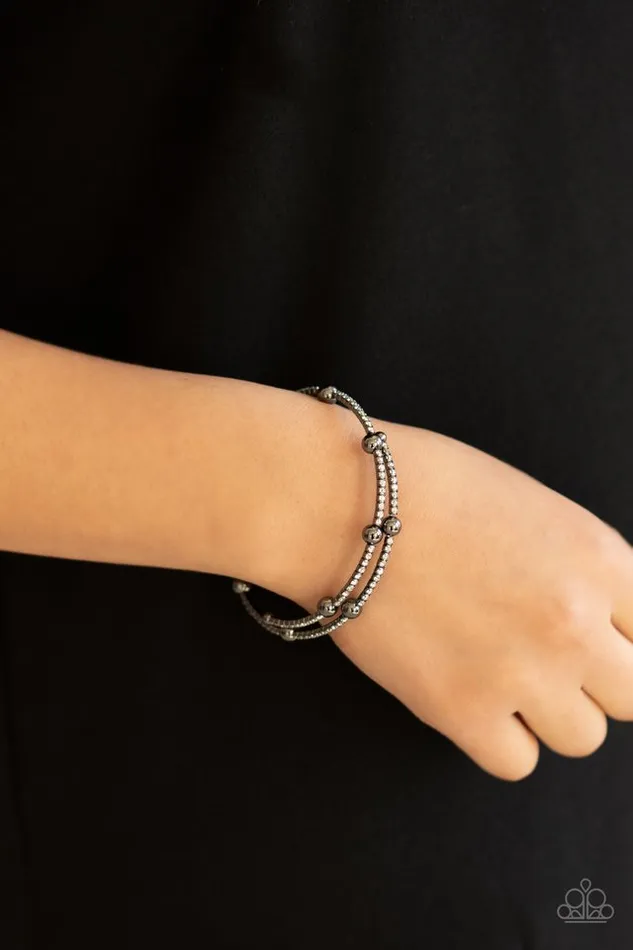 Bracelets Paparazzi Jewelry Paparazzi Bracelet Standout Shine Black