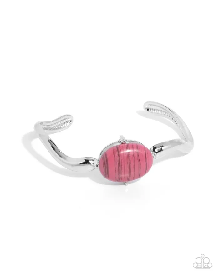 Bracelets Paparazzi Jewelry Paparazzi Bracelet Striped Sensation Pink Bracelets Paparazzi Jewelry Paparazzi Bracelet Striped Sensation Pink