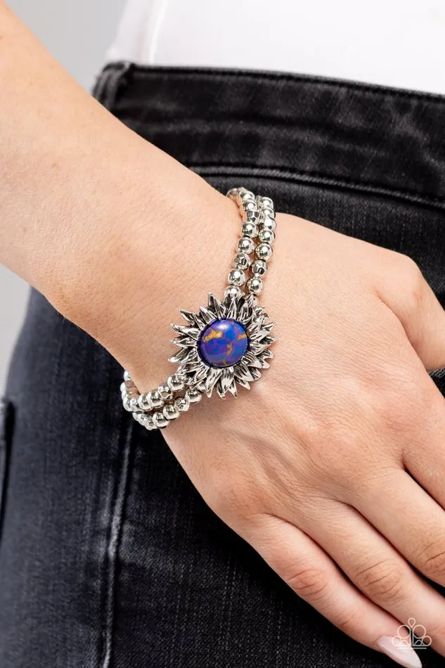 Bracelets Paparazzi Jewelry Paparazzi Bracelet Sunflower Serenity Purple