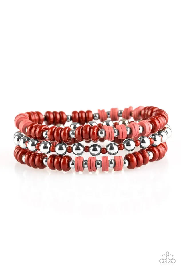 Bracelets Paparazzi Jewelry Paparazzi Bracelet Tenaciously Tenacious Brown