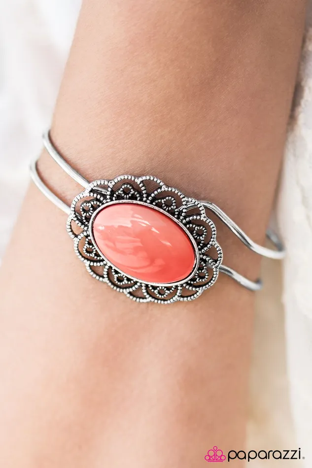 Bracelets Paparazzi Jewelry Paparazzi Bracelet Vogue and Vintage Orange