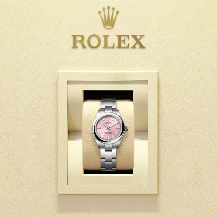 Bracelets Rolex Rolex LadyDatejust 28mm Ref 2791600002 Pink Stick Dial Stainless Steel Oyster Bracelet Womens Watch