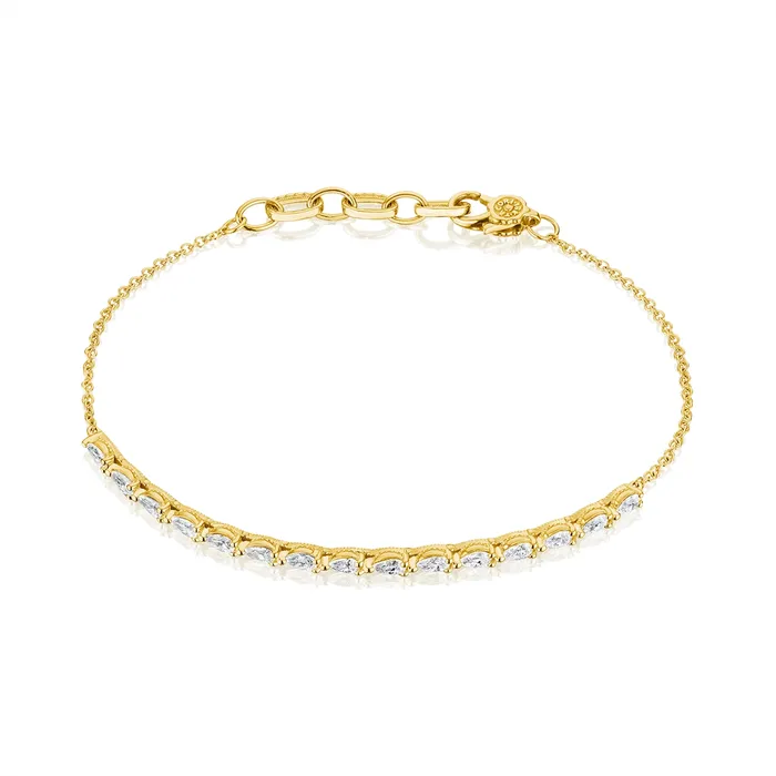 Bracelets Tacori Tacori 18K Yellow Gold Diamond Bracelet