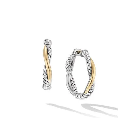 David Yurman 4mm Infinity Hoop Earrings David Yurman Earrings