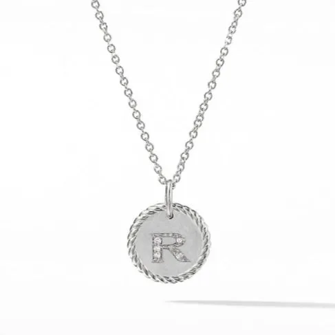David Yurman Initial R Pendant David Yurman Necklaces