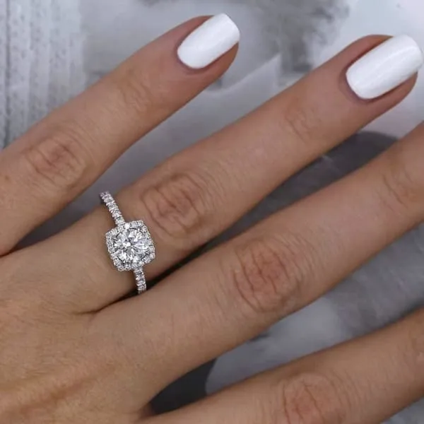 Diamond Source NYC Perfect 18k White Gold Engagement Ring w125ct Diamonds Rings Diamond Source NYC Perfect 18k White Gold Engagement Ring w125ct Diamonds Rings