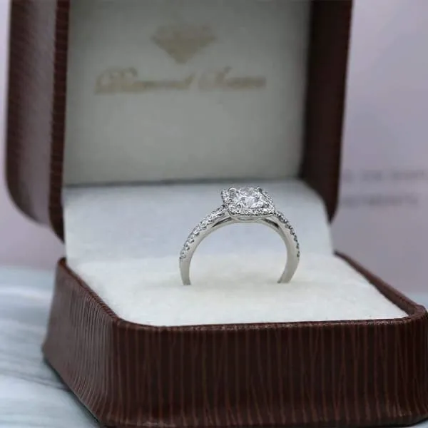 Diamond Source NYC Perfect 18k White Gold Engagement Ring w125ct Diamonds Rings