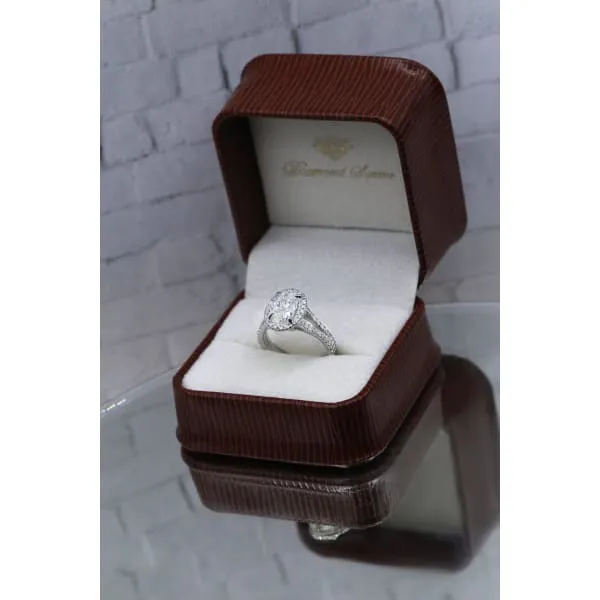 Diamond Source NYC Rings Precious 14k White Gold Engagement Ring with 280ct Diamonds