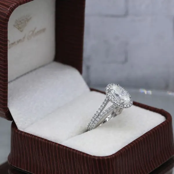 Diamond Source NYC Rings Precious 14k White Gold Engagement Ring with 280ct Diamonds