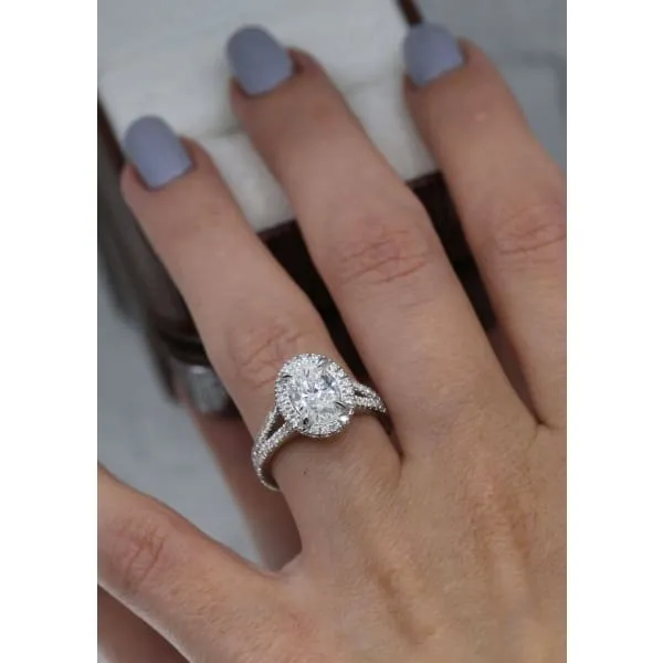 Diamond Source NYC Rings Precious 14k White Gold Engagement Ring with 280ct Diamonds