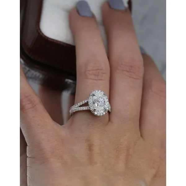 Diamond Source NYC Rings Precious 14k White Gold Engagement Ring with 280ct Diamonds
