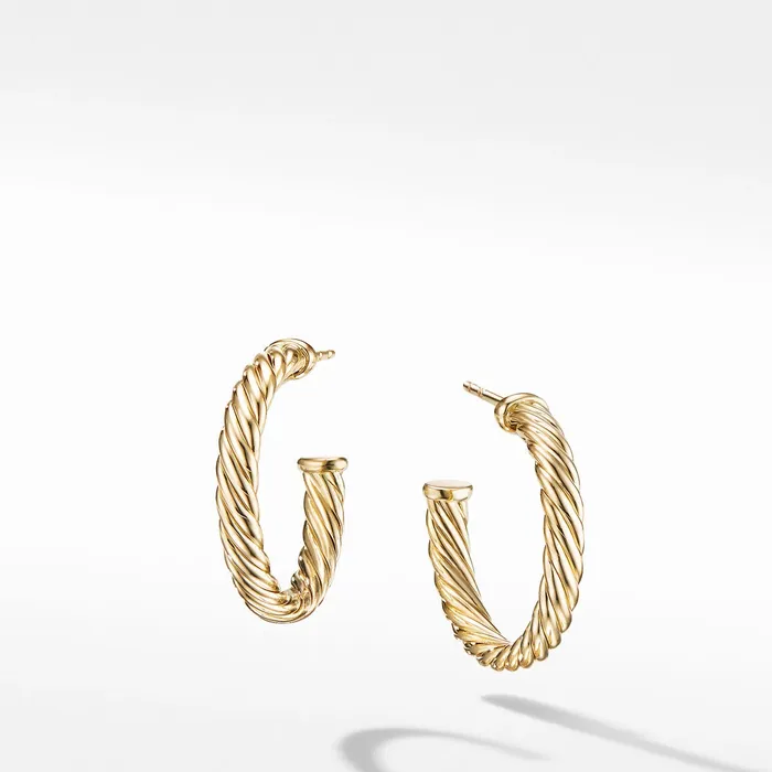 Earrings David Yurman Cablespira Hoop Earrings David Yurman