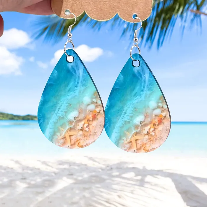 Earrings IntoResin Tear Drop Earring Resin Molds Silicone Resin Jewelry Molds