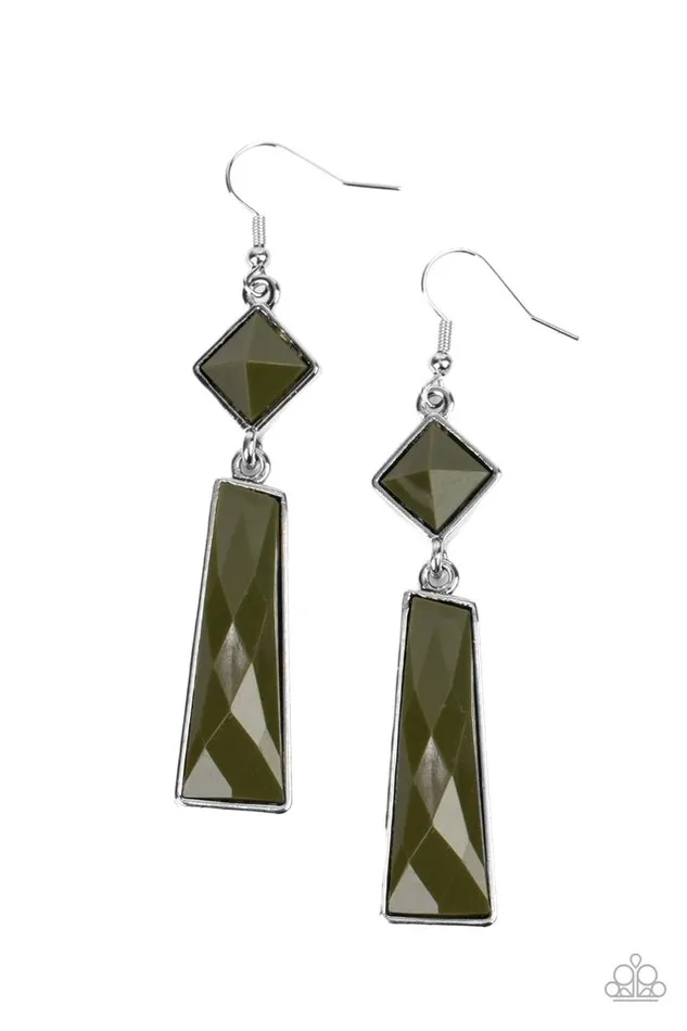 Earrings Paparazzi Earring Hollywood Harmony Green Paparazzi Jewelry Earrings Paparazzi Earring Hollywood Harmony Green Paparazzi Jewelry