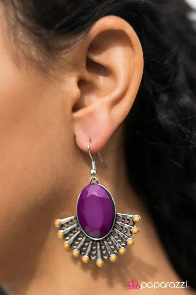 Earrings Paparazzi Earring Im A Huge Fan Multi Paparazzi Jewelry