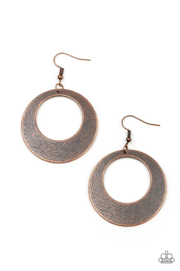 Earrings Paparazzi Earring Outer Plains Copper Paparazzi Jewelry Earrings Paparazzi Earring Outer Plains Copper Paparazzi Jewelry