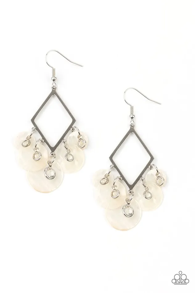 Earrings Paparazzi Earring Pomp And Circumstance White Paparazzi Jewelry Earrings Paparazzi Earring Pomp And Circumstance White Paparazzi Jewelry