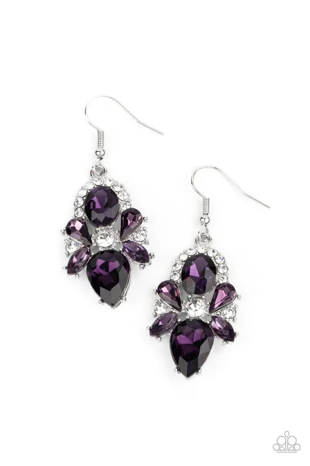 Earrings Paparazzi Earring Stunning Starlet Purple Paparazzi Jewelry Earrings Paparazzi Earring Stunning Starlet Purple Paparazzi Jewelry