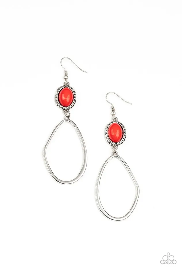 Earrings Paparazzi Jewelry Paparazzi Earring Adventurous Allure Red Earrings Paparazzi Jewelry Paparazzi Earring Adventurous Allure Red
