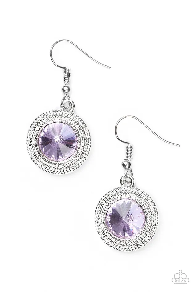 Earrings Paparazzi Jewelry Paparazzi Earring Beginners LUXE Purple