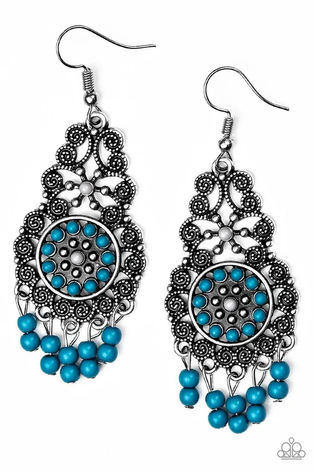 Earrings Paparazzi Jewelry Paparazzi Earring Courageously Congo Blue Earrings Paparazzi Jewelry Paparazzi Earring Courageously Congo Blue