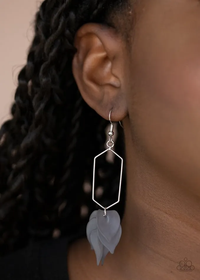 Earrings Paparazzi Jewelry Paparazzi Earring Extra Ethereal Silver