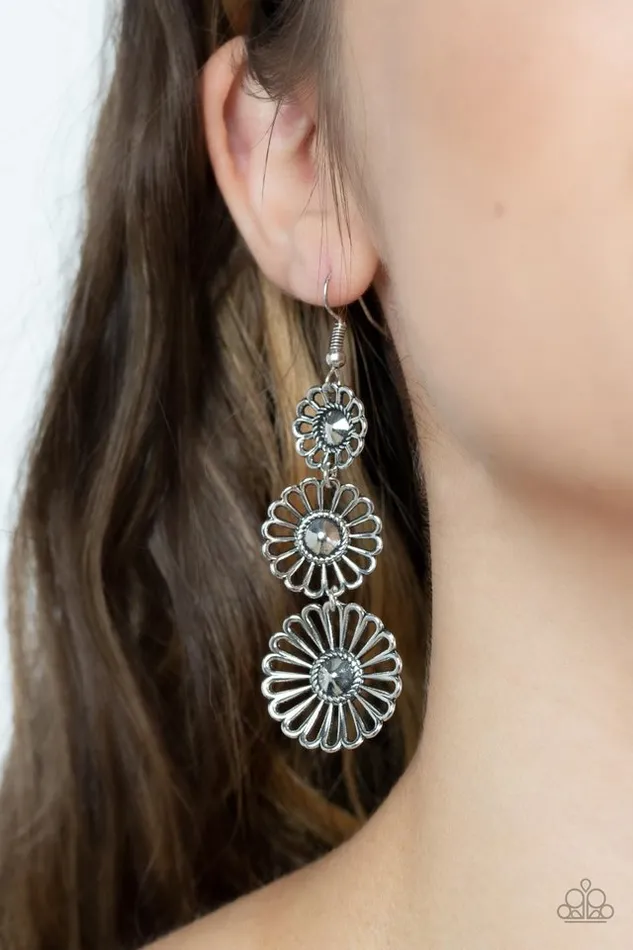 Earrings Paparazzi Jewelry Paparazzi Earring Gazebo Garden Silver