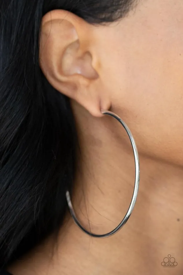 Earrings Paparazzi Jewelry Paparazzi Earring Mega Metro Silver
