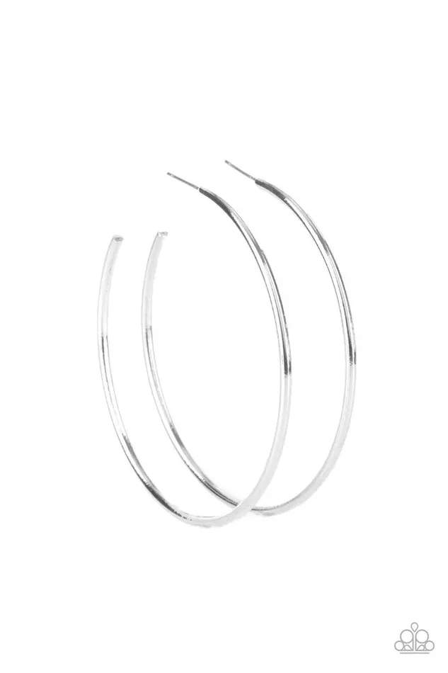 Earrings Paparazzi Jewelry Paparazzi Earring Mega Metro Silver Earrings Paparazzi Jewelry Paparazzi Earring Mega Metro Silver