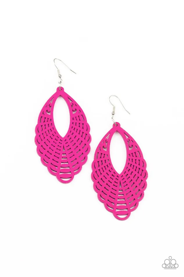 Earrings Paparazzi Jewelry Paparazzi Earring Tahiti Tankini Pink Earrings Paparazzi Jewelry Paparazzi Earring Tahiti Tankini Pink