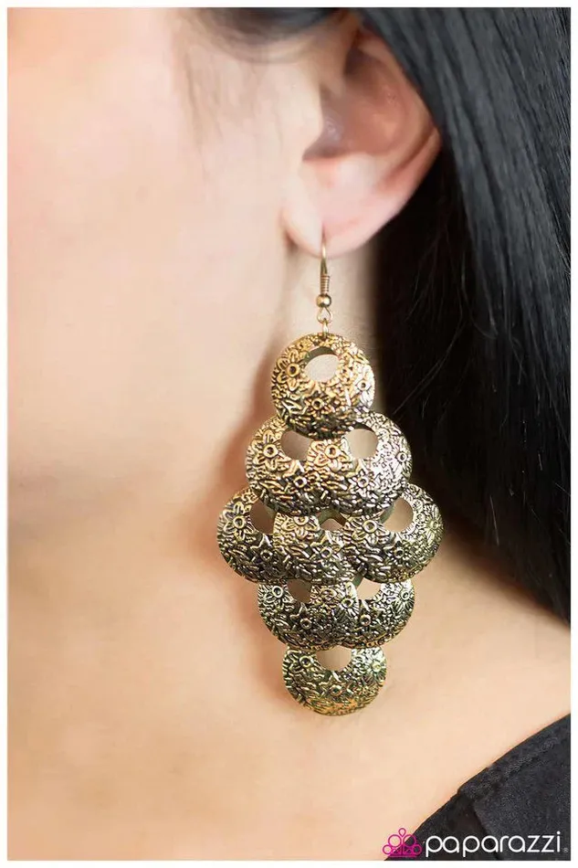 Earrings Paparazzi Jewelry Paparazzi Earring This Is Your Chance Brass