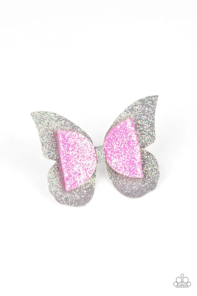 Earrings Paparazzi Jewelry Paparazzi Hair Accessories Butterfly Bouquet Silver