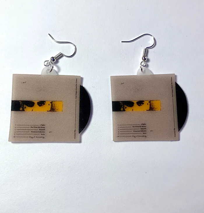 Earrings Sam Makes Things Dominic Fike Dont Forget About me Demos Vinyl Album Handmade Earrings Earrings Sam Makes Things Dominic Fike Dont Forget About me Demos Vinyl Album Handmade Earrings