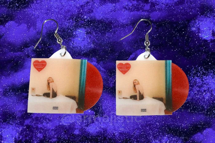 Earrings Sam Makes Things Sabrina Carpenter Emails I Cant Send Vinyl Album Handmade Earrings