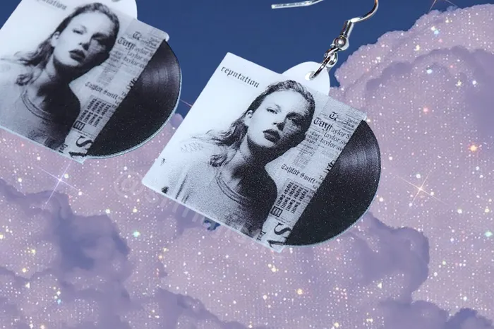 Earrings Taylor Swift Reputation Vinyl Album Handmade Earrings Sam Makes Things
