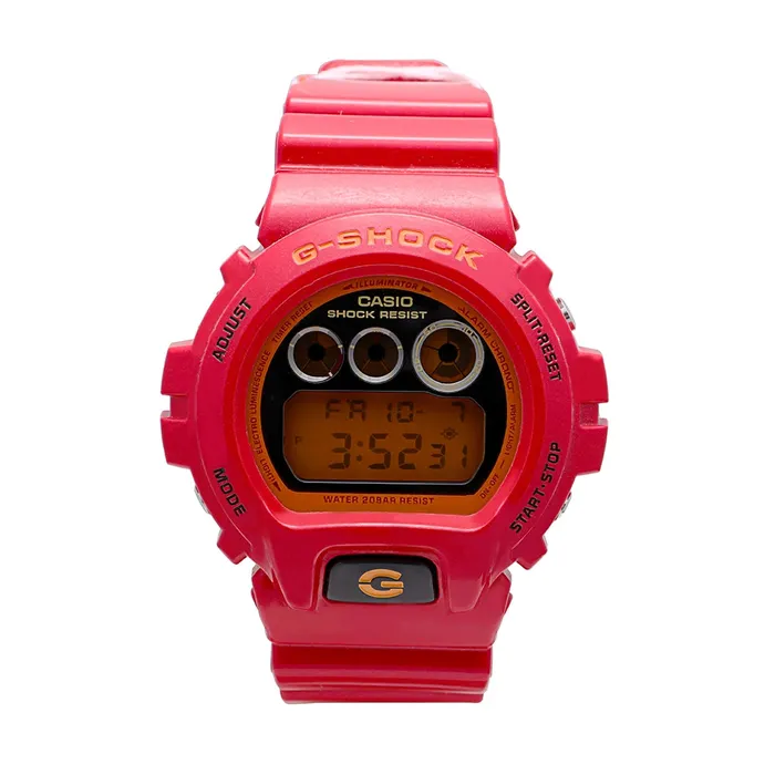 GShock MultiFunction Watch Red Digital Display Casio Watches