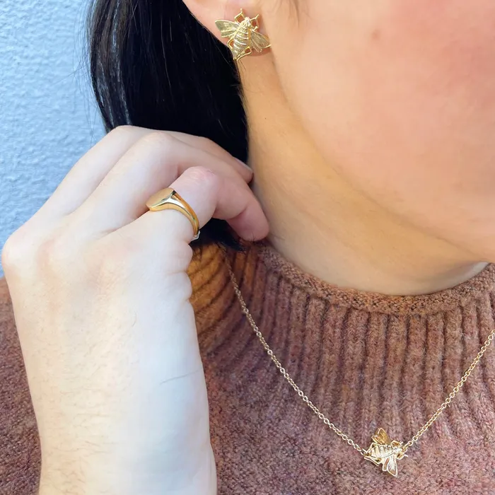 Goldbug Bee Stud Earrings Goldbug Collection Earrings