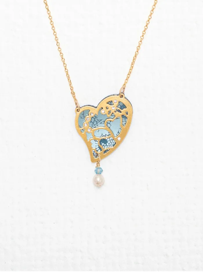 Holly Yashi Necklaces Valena Necklace in Sky Blue