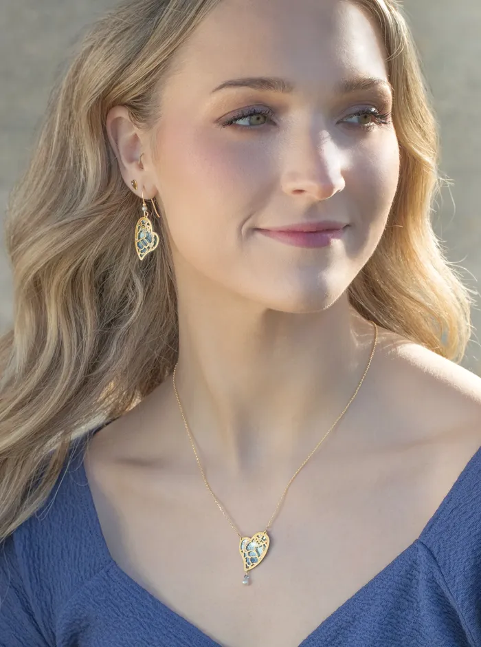 Holly Yashi Necklaces Valena Necklace in Sky Blue