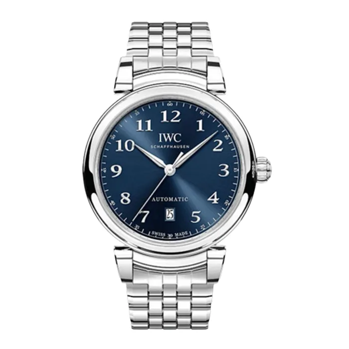 IWC Bracelets IWC Da Vinci 404mm Ref IW356605 Blue Arabic Dial Stainless Steel Bracelet IWC Bracelets IWC Da Vinci 404mm Ref IW356605 Blue Arabic Dial Stainless Steel Bracelet