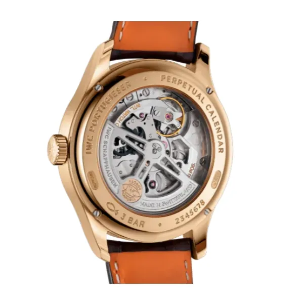 IWC Portugieser Perpetual Calender 42 18K 5N Gold Silver Dial Automatic IWC Schaffhausen PreStyled Sets IWC Portugieser Perpetual Calender 42 18K 5N Gold Silver Dial Automatic IWC Schaffhausen PreStyled Sets