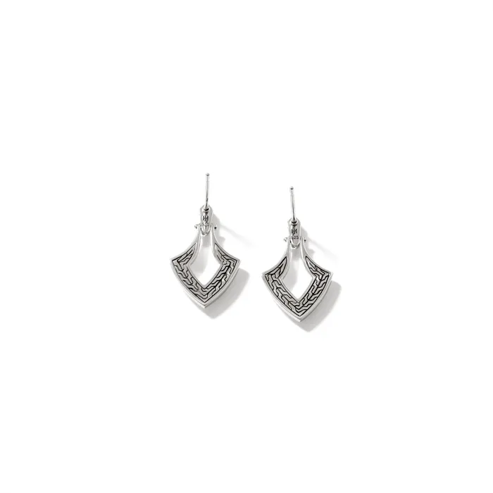 John Hardy Classic Chain Sterling Silver Open Drop Earrings John Hardy Earrings John Hardy Classic Chain Sterling Silver Open Drop Earrings John Hardy Earrings