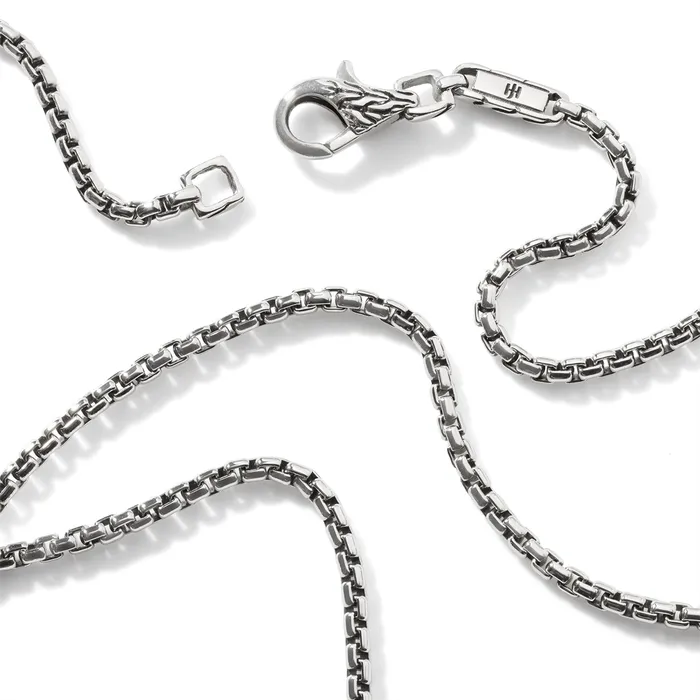 John Hardy Necklaces John Hardy Mens Classic Chain Silver 2mm Box Chain Necklace John Hardy Necklaces John Hardy Mens Classic Chain Silver 2mm Box Chain Necklace