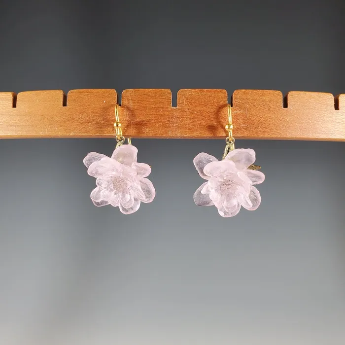Michael Michaud Earrings Blushing Rose Wired Earrings