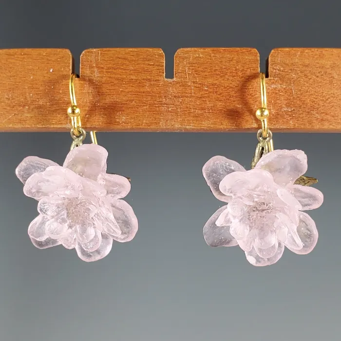 Michael Michaud Earrings Blushing Rose Wired Earrings